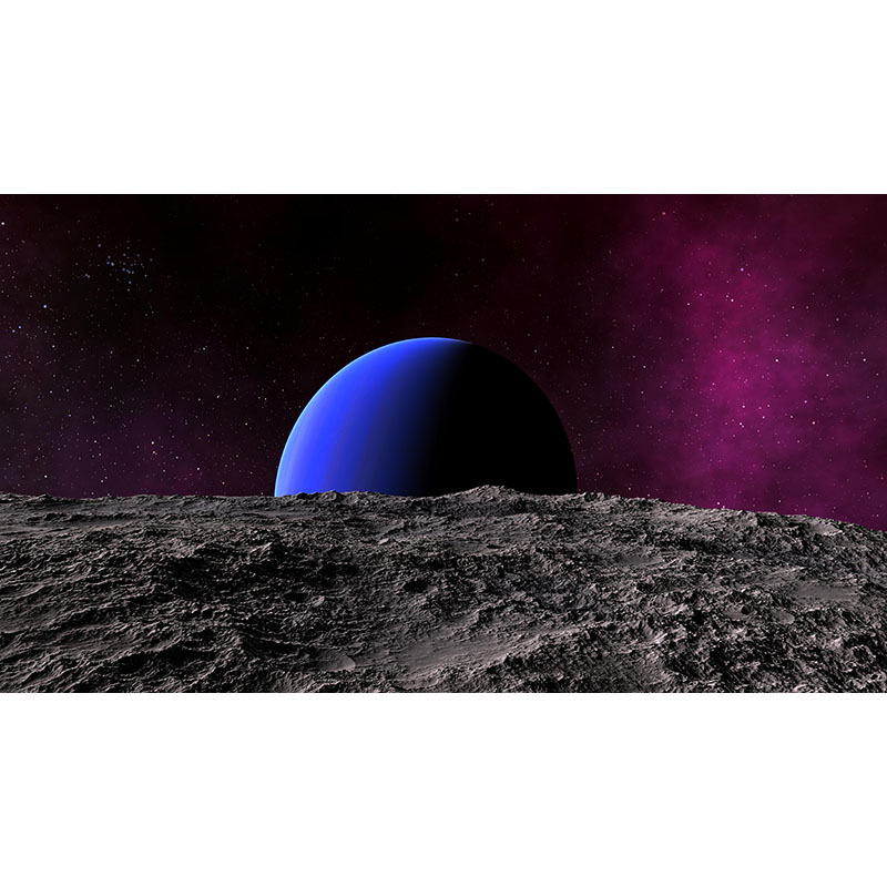 Πίνακας σε καμβά Ανατέλλοντας Μπλε Πλανήτης